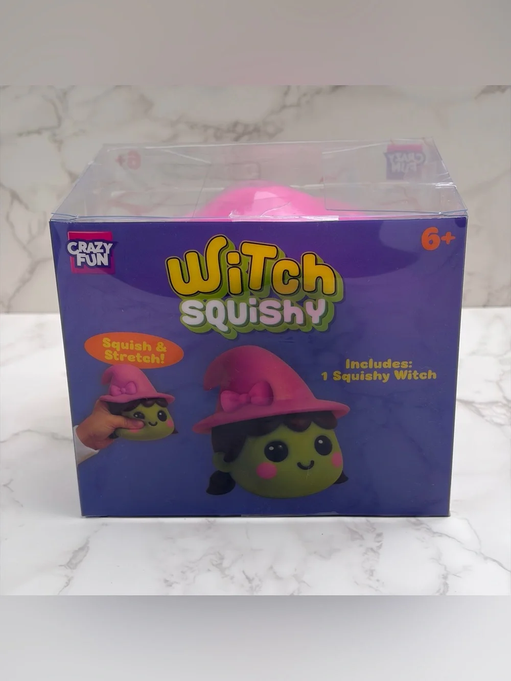 RMS Crazy Fun Witch Squishy Halloween Toy New